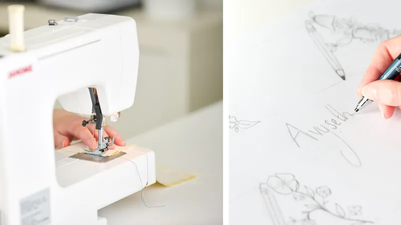 Warm brand photography portrait