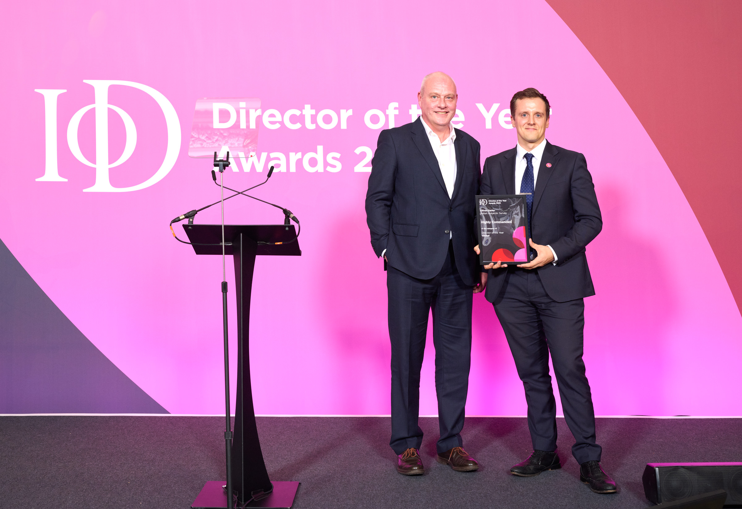 Event photograph from the IoD Director of the Year Awards 2025