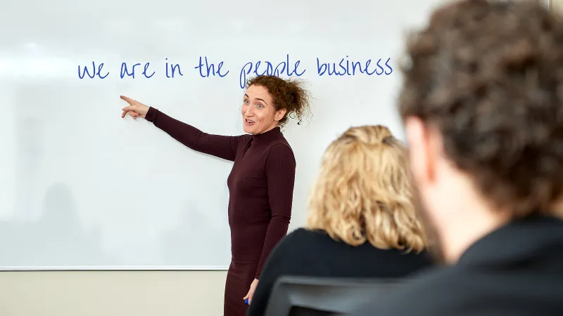 Expressive professional portrait capturing personality and energy in a single frame
